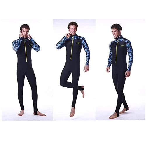 Wetsuit Full Suits For Women Or Mens Modest Full Body Diving Suit & Breathable Sports Skins For Running Snorkeling Swimming 1009 (017-Man, 2Xl) #TOP5