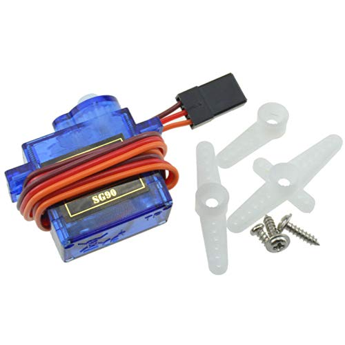 ZRM&E 4-Pack SG90 Mini Gear Micro Servo 9g Digital Spare Parts for Smart RC 450 Airplane Helicopter Car Vehicle Boat Models Fixed Wing