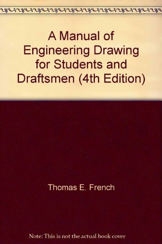 A Manual of Engineering Drawing for Students an... B005IRLI42 Book Cover