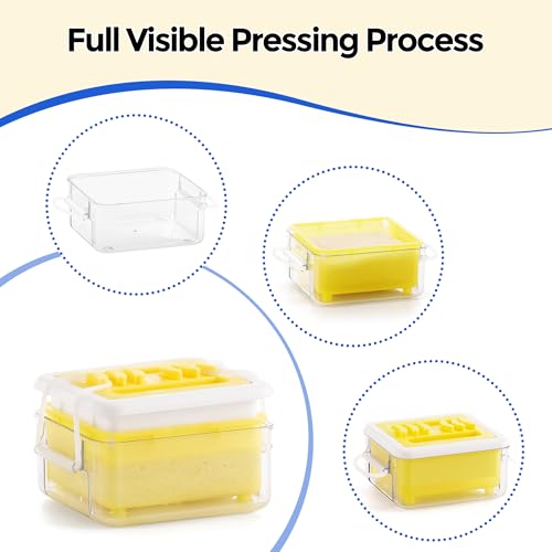 Tofu presse – Tofu presse spülmaschinenfest zum einfachen Auspressen von Wasser aus Tofu – BPA-frei