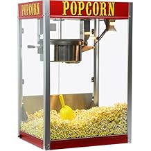 PARAGON Theatre Pop 12 Ounce Popcorn Machine for Professional Concessionaires التي تتطلب جودة تجارية عالية معدات الفشار عالية الإنتاج ، أحمر