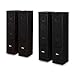 immagine 3Auna L766 - Coppia Box HiFi, Altoparlanti da Pavimento, Altoparlanti Box, Tecnica a 3 Vie, Reflex Bass, Frequenza 20Hz Fino 20kHz, Impedenza 8 Ohm, Max. Potenza 350 W, Chassis in Legno, Nero