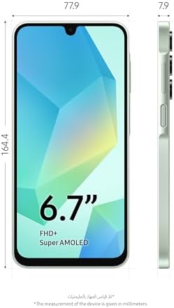 SAMSUNG Galaxy A16 4G LTE (128GB + 4GB) International Model SM-A165/DS - Factory Unlocked (NOT FOR SPECTRUM/CRICKET/XFINITY/VISIBLE) - Light Green + CASE — view 2