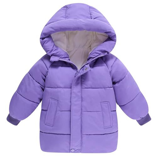 Toddler Boys Girls Winter Coat Warm Fleece Jacket for Kids 1-5T
