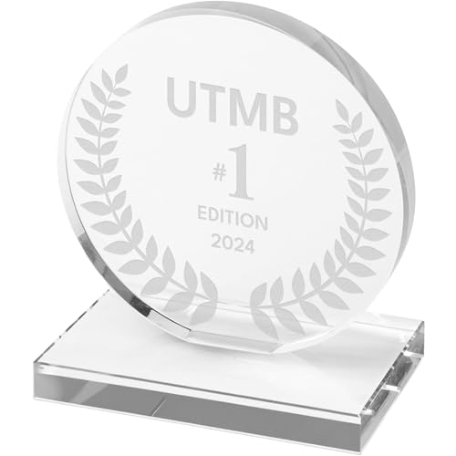 KDO MAGIC - Trophée Personnalisable - Coffret Cadeau Inclus - Trophée Verre personnalisé - Texte, prénom ou Date gravé - Petit Rond - Anniversaire, récompense, Thème Top 1