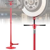 VEVOR Underhoist Support Stand, 3/4 Ton (1653 lbs) Capacity Under Hoist Jack Stand, Lifting from 51.97" to 80", Bearing Mounted Spin Handle, Foot Pedal, 12" Diameter Base, Support Vehicle Components