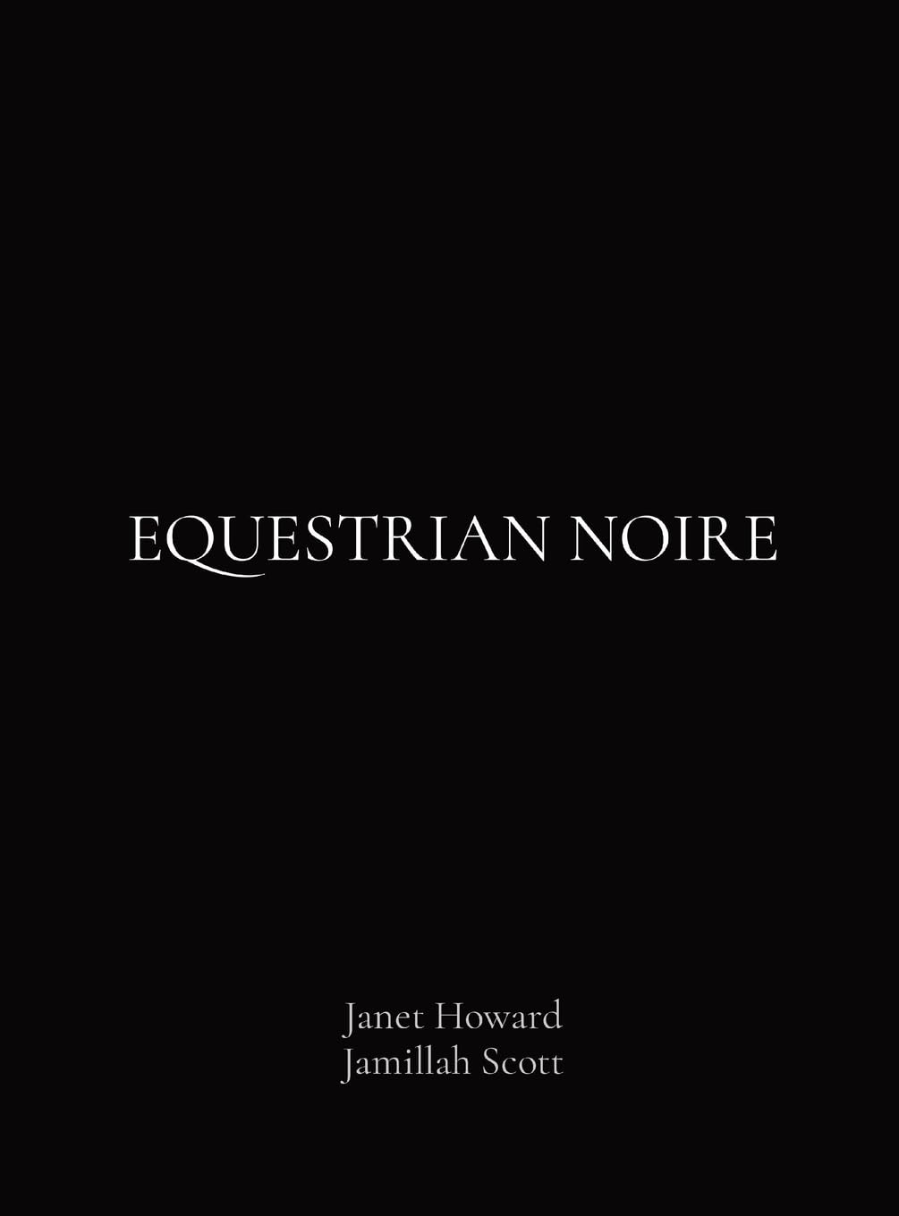 Equestrian Noire vêtement équestre haut de gamme en tissu stretch