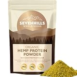 Sevenhills Wholefoods Hanfpotein Pulver Bio, Rohes, EU Anbau, Veganes...