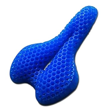 Jukkre Soft Black Bicycle Gel Sitter Saddle Seat & Cycling Cushion Pad Bike Gel Cover Mountain Bike Cycling Soft Cushion