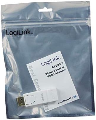 LogiLink Display Port to HDMI Adapter, White - Image 5