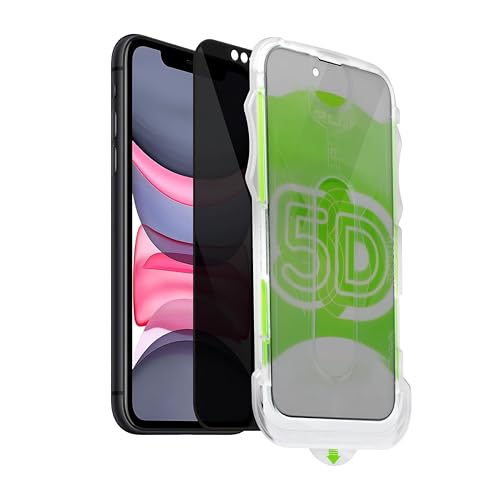 BABİLDEN Apple iPhone 11 / XR İçin Hayalet Ekran Koruyucu Kolay Kurulum Kitli Camın Altında Kesinlikle Toz Bırakmayan Ekstra Güçlendirilmiş Koruma ve Gizlilik Sağlayan Cam Koruyucu