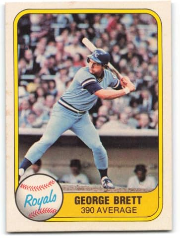 1981 Fleer #28 George Brett See also 655A - Kansas City Royals