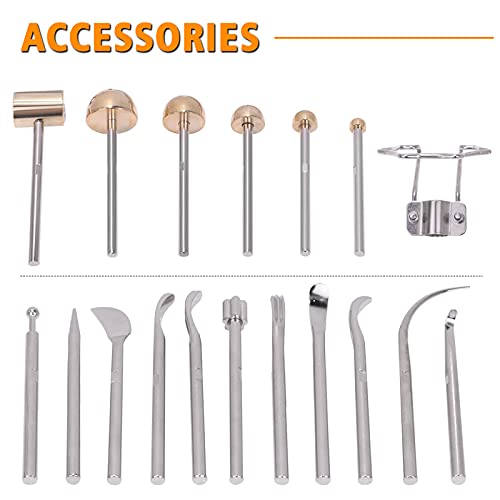 Yuchengtech Fabric Flower Making Tool With 17 Heads Electric Fabric Flower Maker Artificial Flower Ironing Machine Us Plug 110V #TOP3