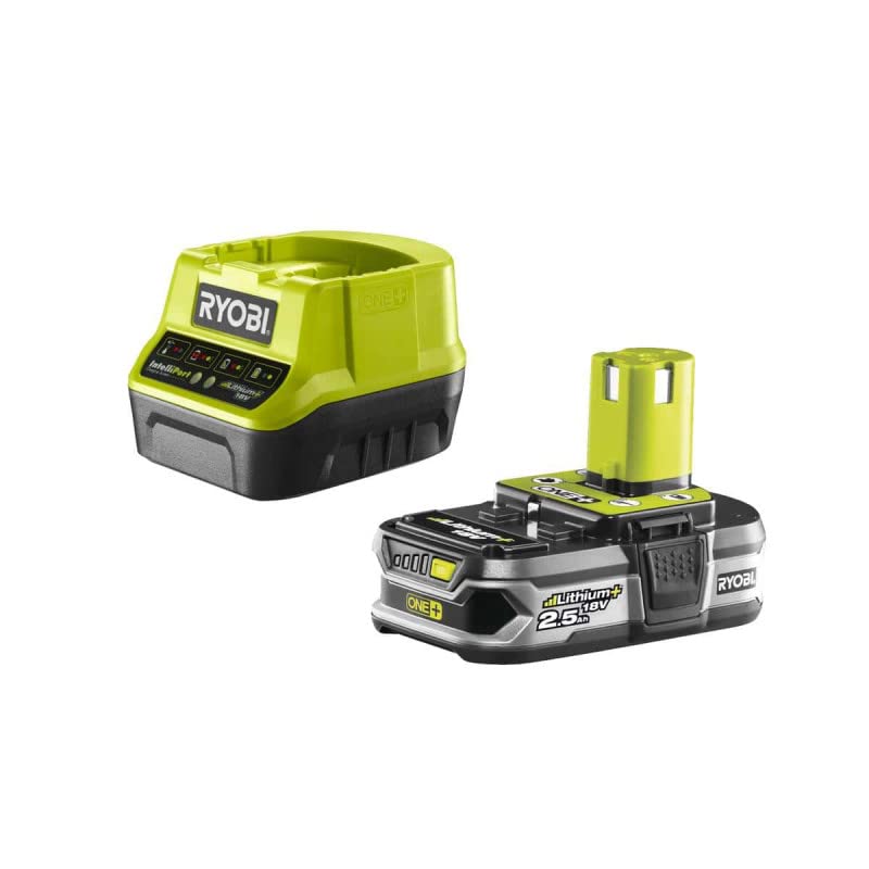 Pack RYOBI Brosse motorisée 18V One+ R18CPS-0-1 Batterie 2.5Ah - 1 Chargeur Rapide - RC18120-125