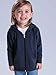 RABBIT SKINS Toddler Full-Zip Fleece Hooded Sweatshirt, Red, 2T, Small
