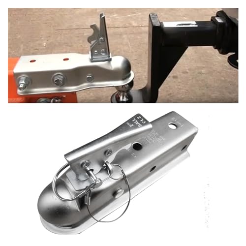Trailer Hitches Tow Accessories, Trailer Coupler 2 X 2 Inch Hitch Ball Coupling Straight Tongue 3500 Lbs RV Parts Accessories for RV,SUV, ATV and Truck etc