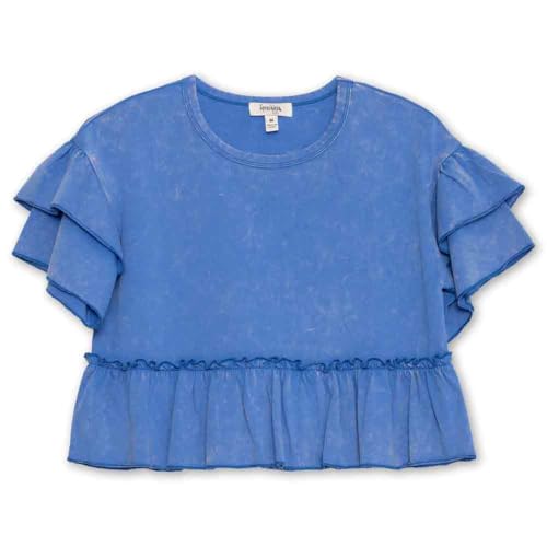 Image of Speechless Girls' Loose Babydoll Peplum Top