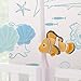 Disney Finding Nemo Cutest Little Catch Nursery Mini Crib Gift Set - Plush Mobile, Blanket, Changing Pad Cover, and 3-Piece Mini Bedding