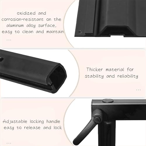 HWHongRV RV Table Leg, Swivels 360 Degrees Removable Premium Aluminum Alloy Rv Table Leg Bracket, Adjustable RV Accessories for RV, Pontoon, Truck Camper, Travel Trailer by HWHongRV - Used condition - Image 3
