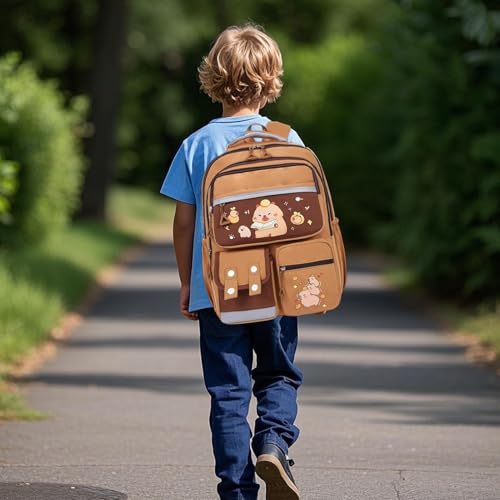Sac à dos dessins animés Capybara étanche et imprimé - 6