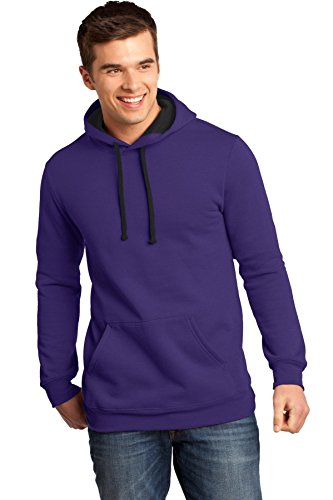 District Men's Young The Concert Fleece Hoodie XXL Purple