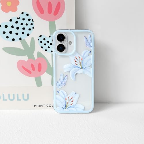NITITOP Compatible for iPhone 17 Case Clear Flowers - Blue by NITITOP - Used condition - Image 6