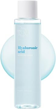 BOM Hyaluronic Acid Moisture Toner 6.76 fl oz, Lightweight Vegan Toner with Vitamins, 72 Hour Hydration Lock, Non Sticky Formula, Hypoallergenic, Sensitive Skin, Korean Skincare