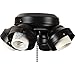 Craftmade Lighting F405-AW-LED Universal - 6.5 Inch 36W 4 LED Medium Base Fitter, Antique White Finish