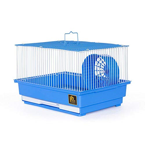 Image of Prevue Pet Products Single-Story Hamster and Gerbil Cage, Blue