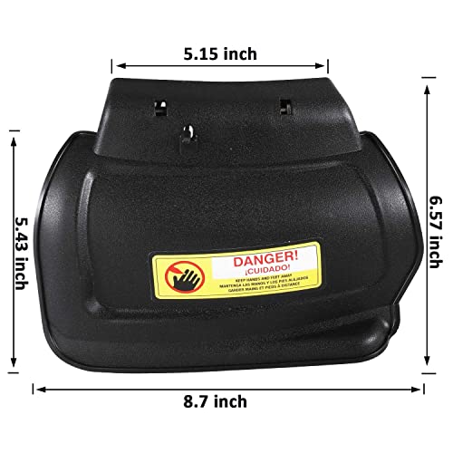 Haiouus 987-02516A Hinged Mulching Plug Kit - for Replacement Troy Bilt Mulch Plug, Compatible with MTD, Craftsman, Cub Cadet, Fits 21\" Murray Push Mower and More, Comes with Spring, Pin and Hinge (1)