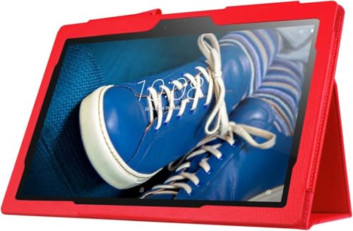 Funluna Lenovo Tab 2 10 / Tab 3 10 Schutzhülle, Superdünn, Aus Leder, Mit Automatischer Weck-/Schlaffunktion, Für Lenovo A10-30/A10-70/Tab3 10 Plus/Tab3 10 Business 10 Zoll Tablet
