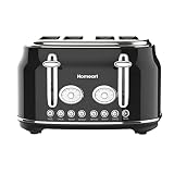 Homeart Chelsea 4-Slice Retro Toaster - Stainless Steel With Removable Crumb Tray, Adjustable Browni