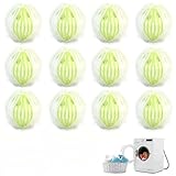 YUNYU Paquete de 12 atrapadores de pelo de mascotas reutilizables, bolas de pelusa para lavadora y secadora para eliminar pelos de mascotas