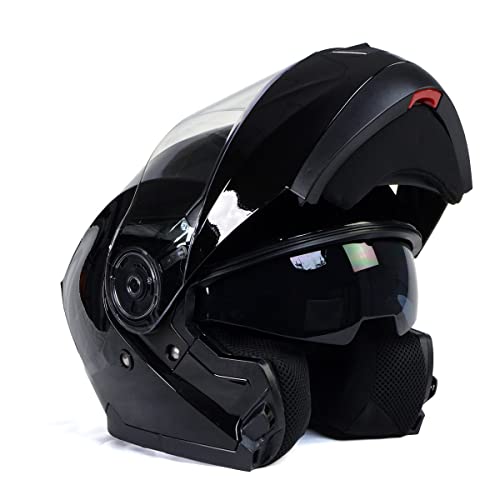 Milwaukee Helmets Advanced Full-Face Motorcycle Modular Helmets for Biker w/Drop Down Visor - X-Small by Milwaukee Helmets - Used condition - US$128.82
