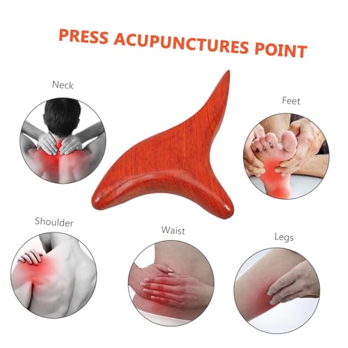 Exceart 35RUCWLVWXN3T9NB081172I6 2Pcs Traditional Thai Massage Reflexology Hand Foot Massage Tool Wooden Stick Face Body Massage Tool thumb #4