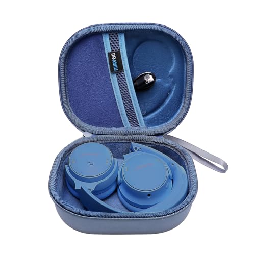 DR·AMIU Headphones Case Compatible with Bose QC Ultra, QuietComfort, QC 35,QC 35 II, QC 45, QC45 SE, QC SE Over Ear Wireless Noise Cancelling Headphones, Blue Travel Storage Bag by DR·AMIU - Used condition - US$13.30