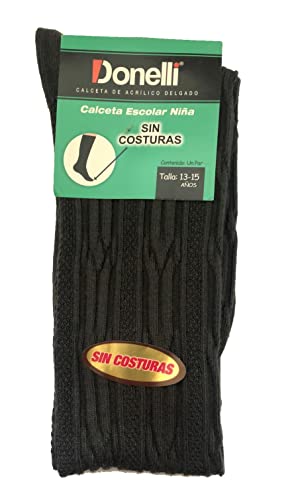 School Sock for Girl-Teen High School- Thin Cool Resistant Age 13-15 Years, Oxford gray, XL, Oxford gray, X-Large