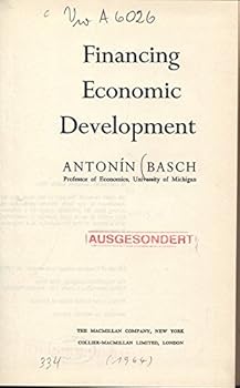 Hardcover Financing Economic Development Book
