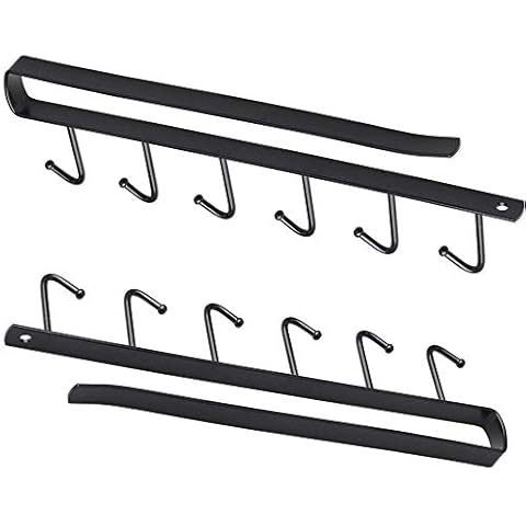 2 Pack of Cup Holders Nail Free Mug Hooks for Coffee Cup Glasses of Kitchen Home Storage Cover