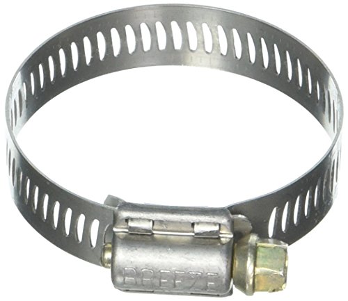 10 Pack Breeze 62024H Power Seal Clamps with Plated Screw Effective Diameter Range: 1-1/16" - 2" (27mm - 51mm)
