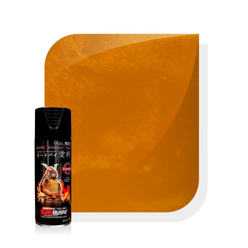 Samurai Kurobushi Spray Paint for Metal & Plastic, Candy Orange, 400ml-image-28