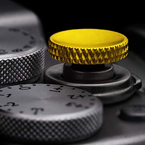 Image of Camera Shutter Button (2 Pack /Gold) Upscale and Delicate Soft Shutter Release Button