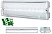Produktbild Knightsbridge EMEXIT LED-Notausgangschild, Wand- oder Deckenmontage, plastik, weiß, EMLED3