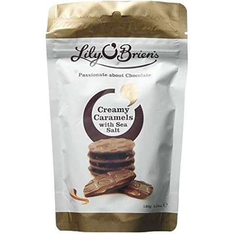 Lily O'Brien's Sea Salted Caramel Discs, 120 g, Pack of 6 Cover