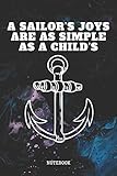  Notebook: Funny Sailing and Boating Planner / Organizer / Lined Notebook (6\" x 9\")