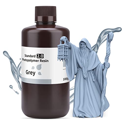 ELEGOO Standard 3D Printer Rapid Resin 2.0 Grey 1000G