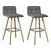 SoBuy FST50-HGx2 Stołki barowe z oparciem