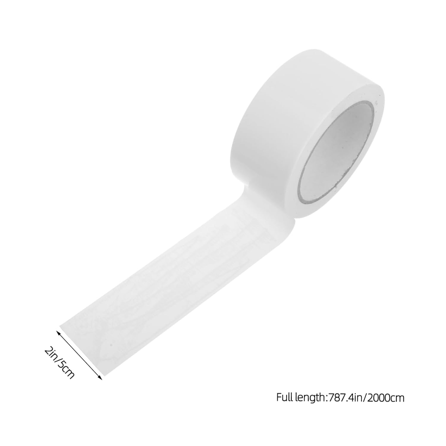 DOITOOL White Vinyl Cloth Tape, Non-Reflective Marking Tape for Floors
