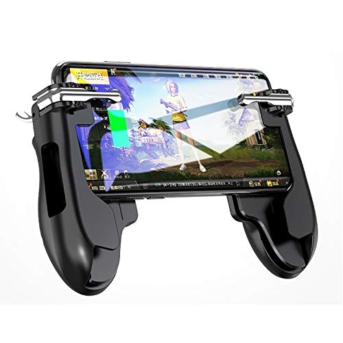 H2 Jedi Survival Wilderness Action Four Fingers Linked Quick Shot Button Gamepad, Pair Phone Shell