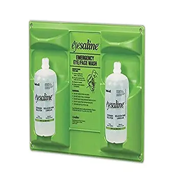 Honeywell Home 32 oz. Double Bottle Sterile Saline Eye Wash Wall Station